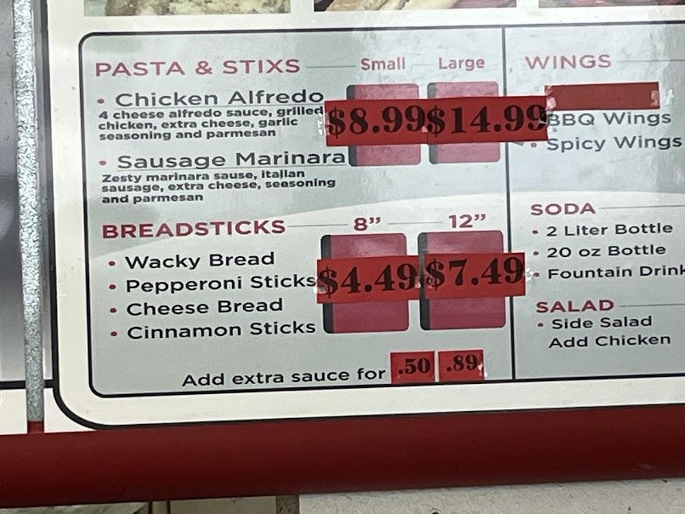 5 Buck Pizza Menu image 3